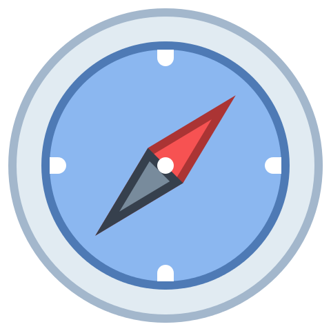 Picture of a compass icon